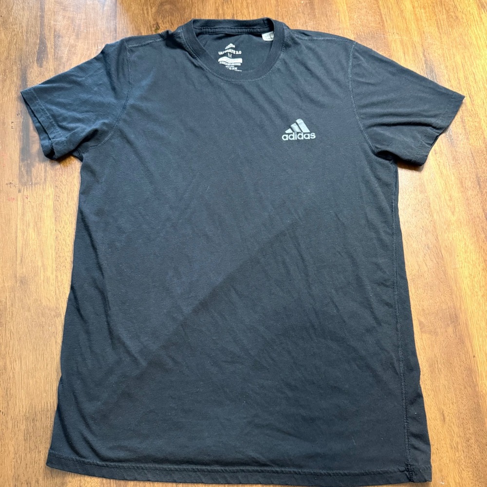 Adidas's Ultimate 2.0 Climalite Mens Training Tee Black Medium BP9731